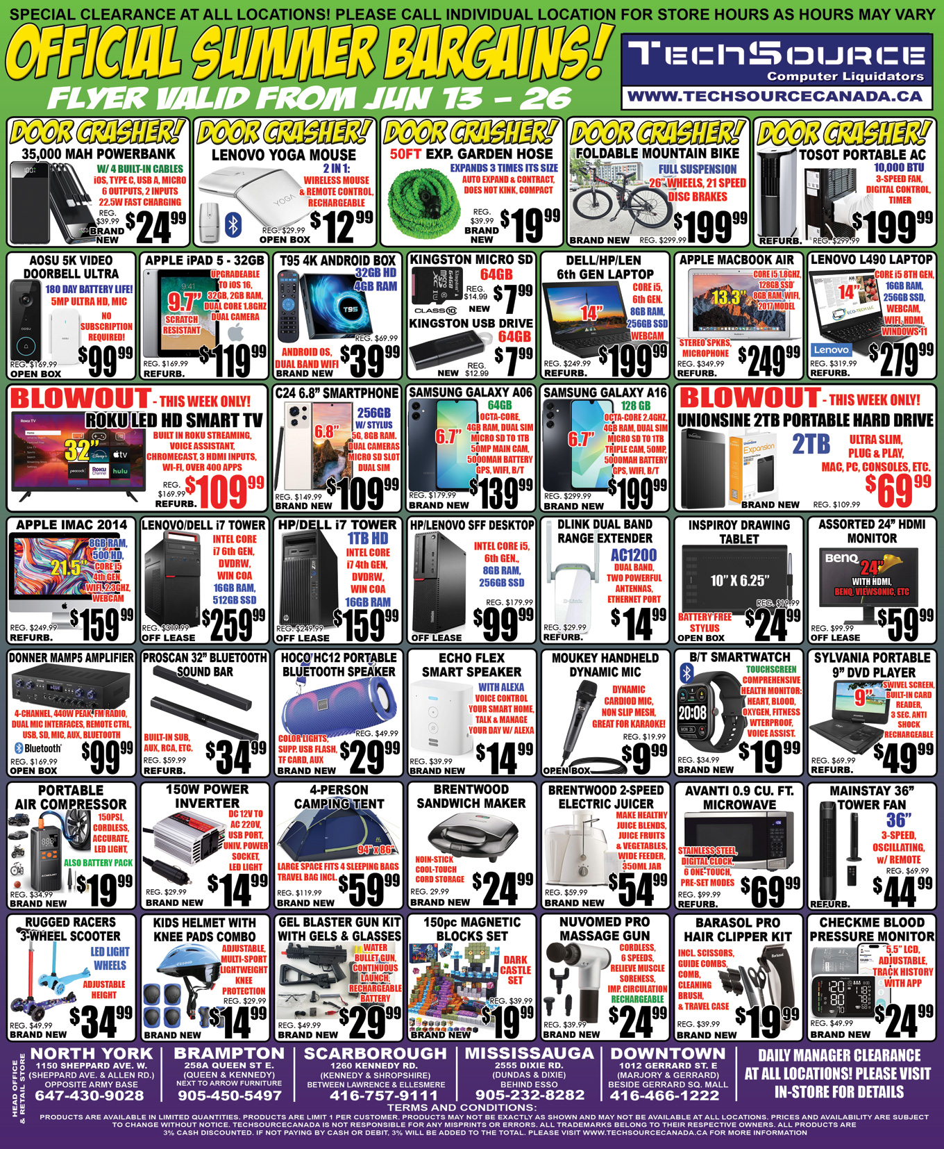 OFFICIAL SUMMER BARGAINS