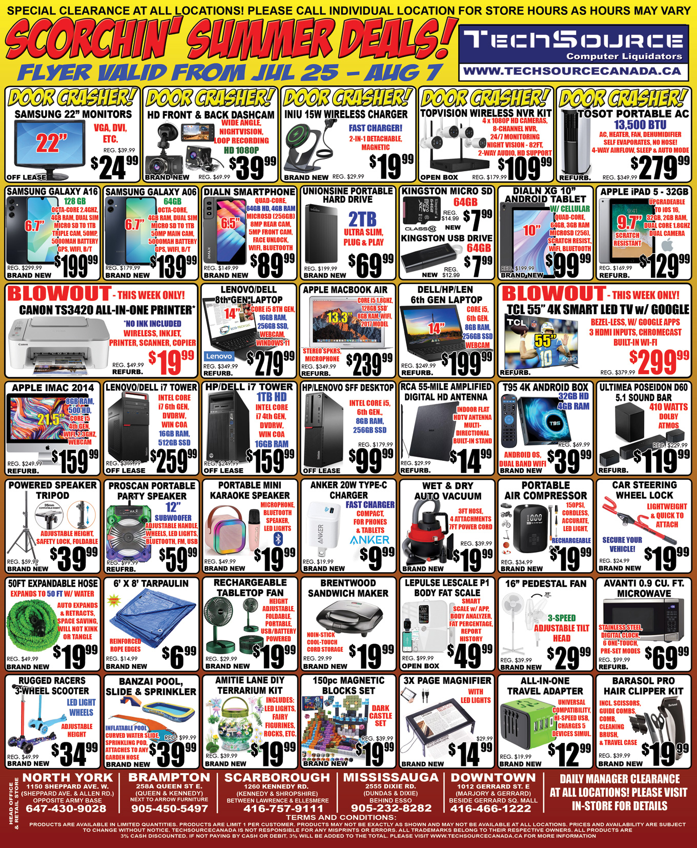 SCORCHIN' SUMMER DEALS!