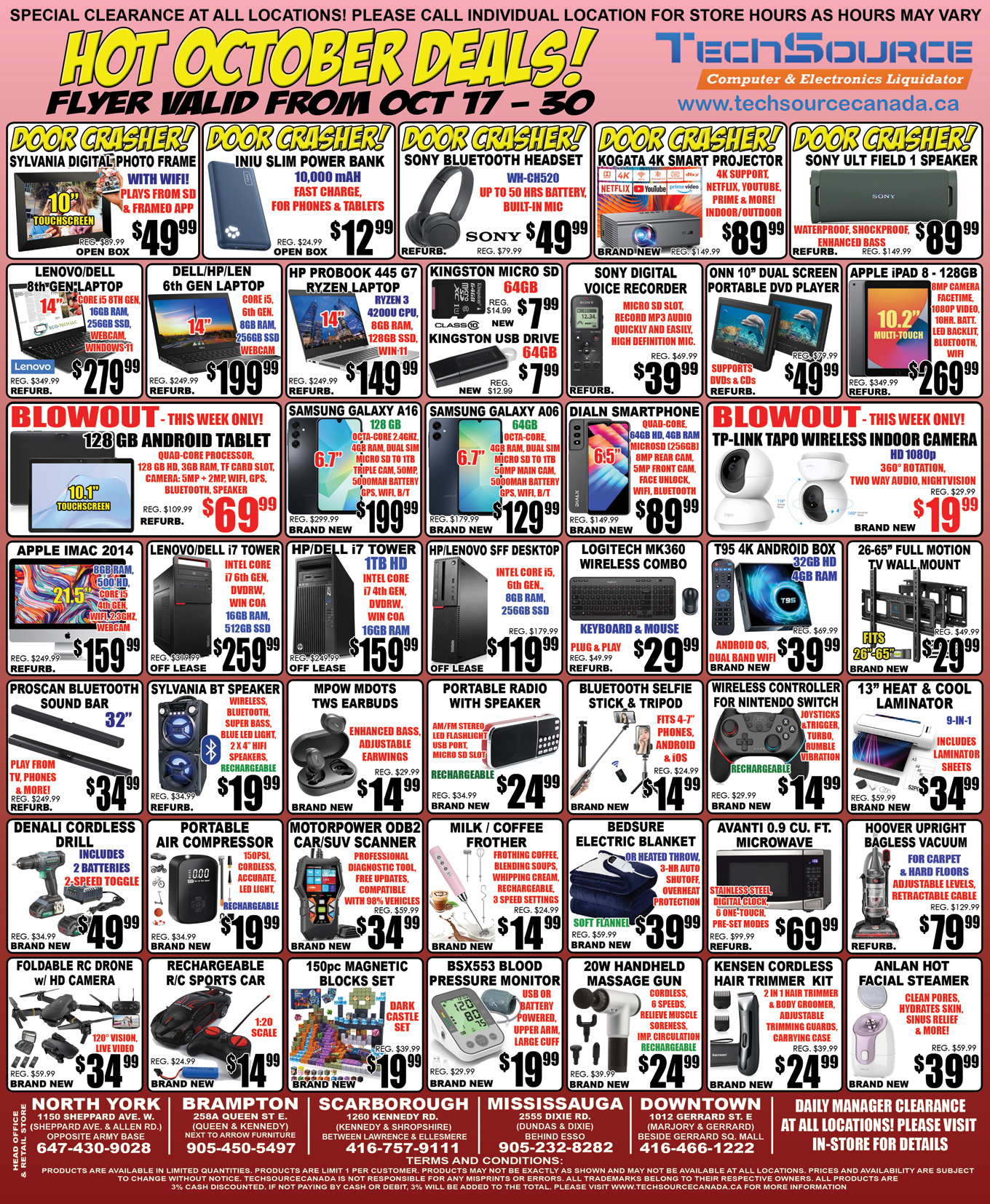 HOT OCTOBER DEALS!